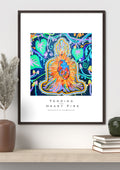 Tending the Heart Fire A2 Art Print