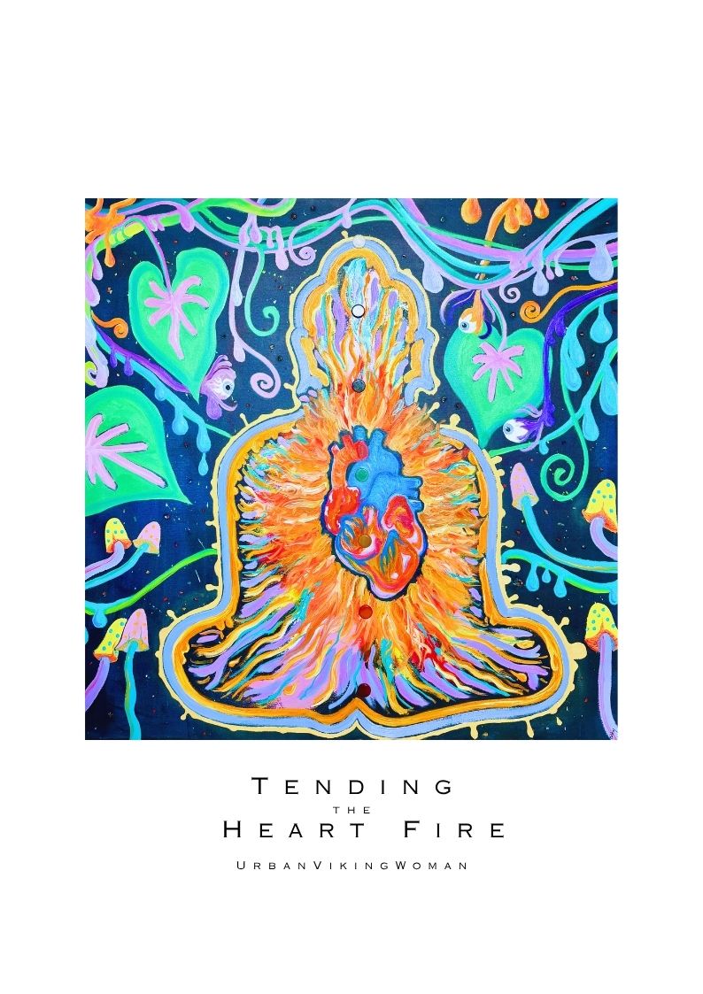 Tending the Heart Fire A2 Art Print