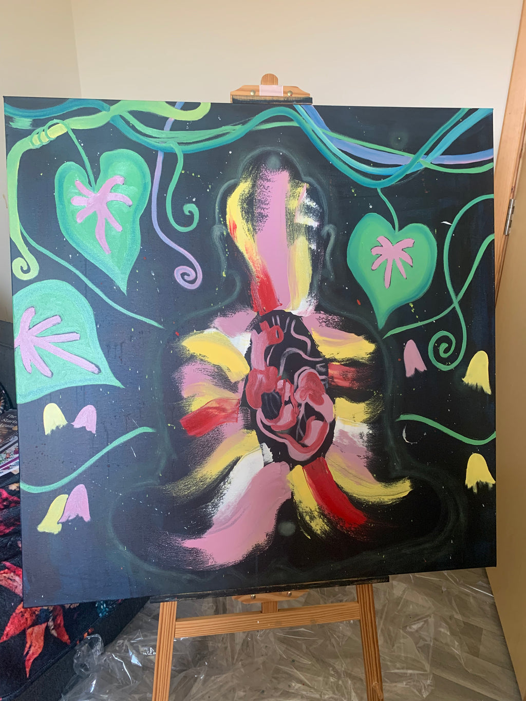 Tending the Heart Fire Original Painting