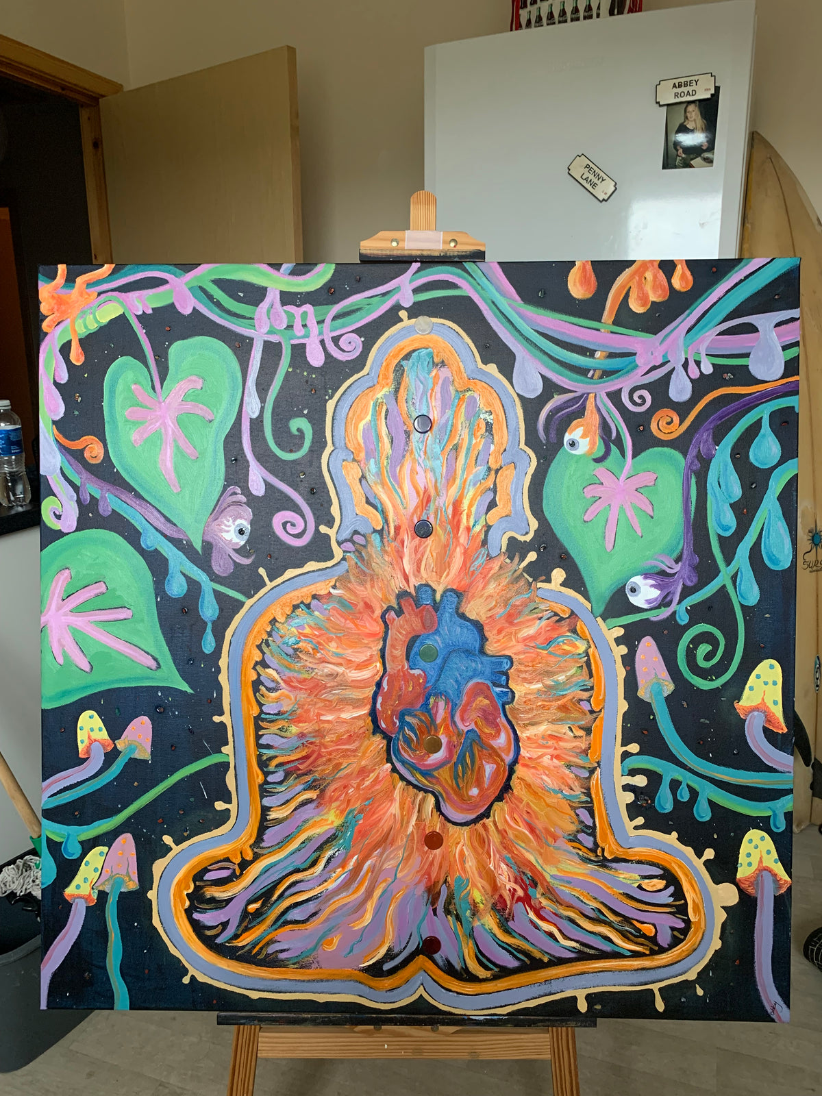 Tending the Heart Fire Original Painting